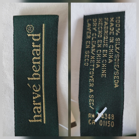 HARVE BENARD Elegant Teal Floral Silk Scarf - 53 x 10 (NWT) - Picture 7 of 8